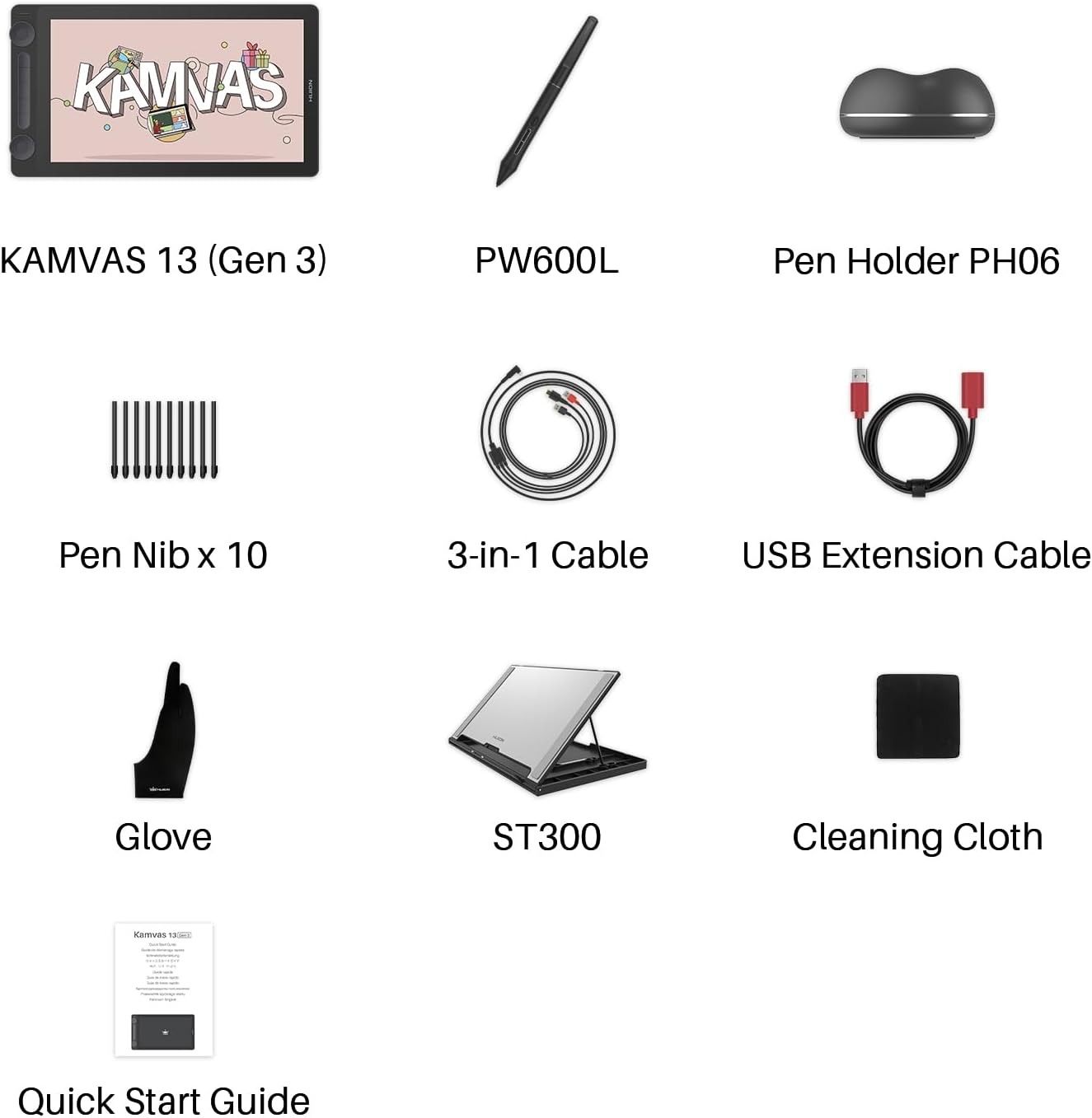 Huion Kamvas 13 Gen 3 with Stand